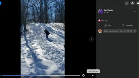 Wyatt Sledding