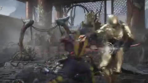 Scorpion Vs Rambo Hard Level Fight Mortal Kombat 11