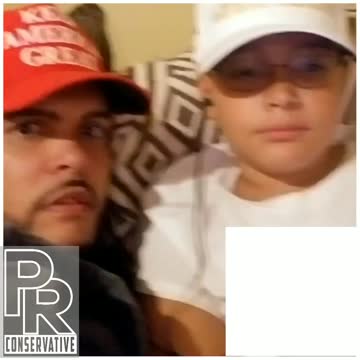 Insane screaming liberal scares my son