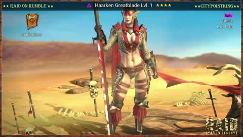 Raid Shadow Legends - Haarken Greatblade - Classic Skin