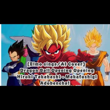 [Elmo sings/AI Cover] Dragon Ball Opening Hiroki Takahashi - Makafushigi Adobenchā!