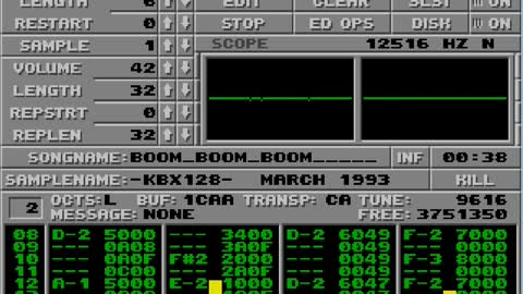 Amiga and Atari ST Protracker Music Mods - Boom Boom Boom