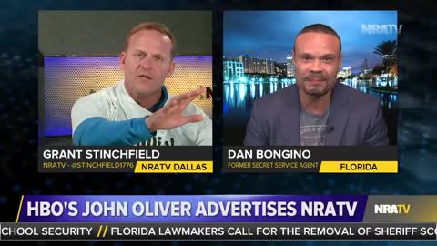 Dan Bongino Mocks John Oliver on NRA TV
