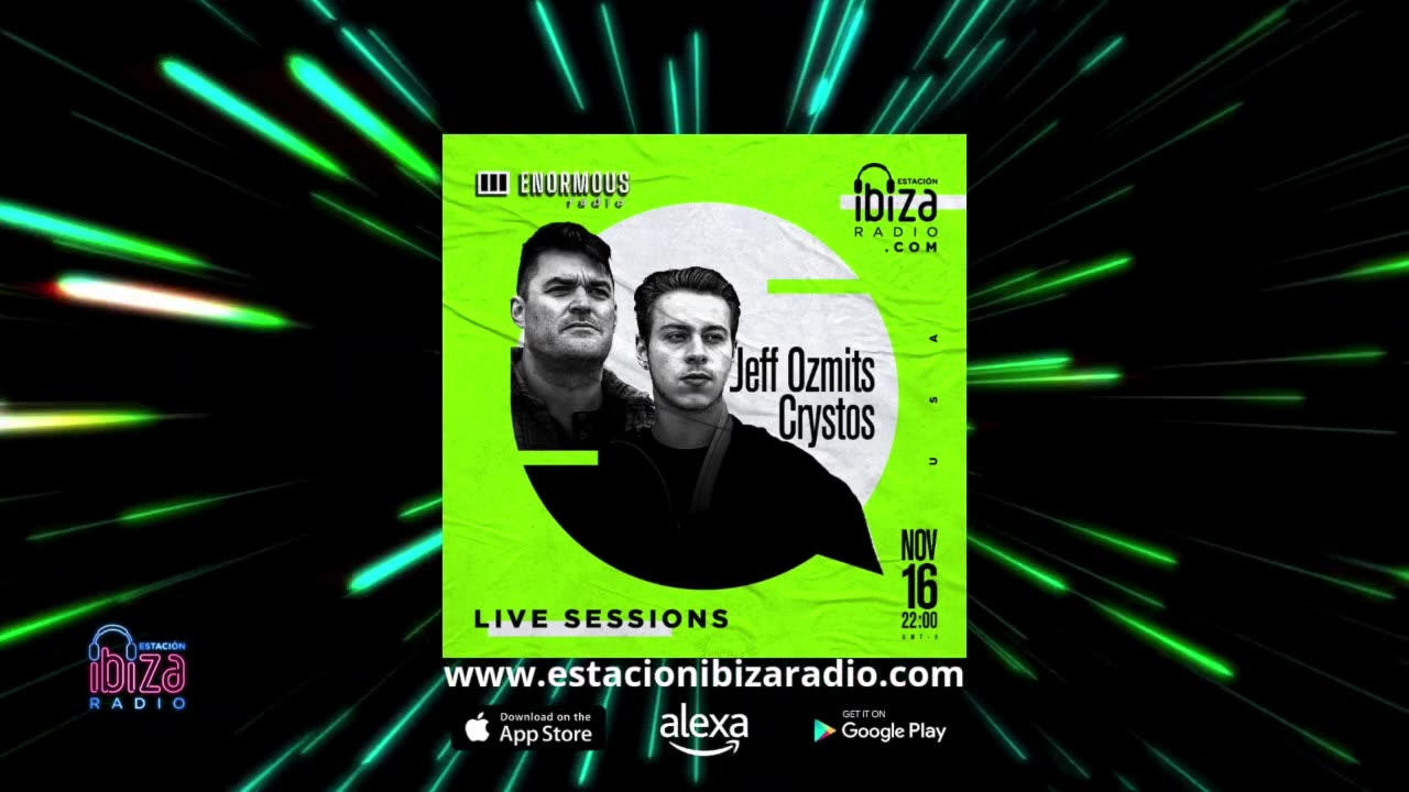 Jeff Ozmits & Crystos Live Sessions Sábado 16 noviembre 2024