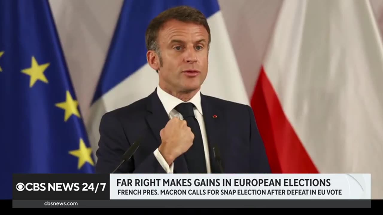 Breaking down the far-right wins in European elections, Macron's call for election CBS News