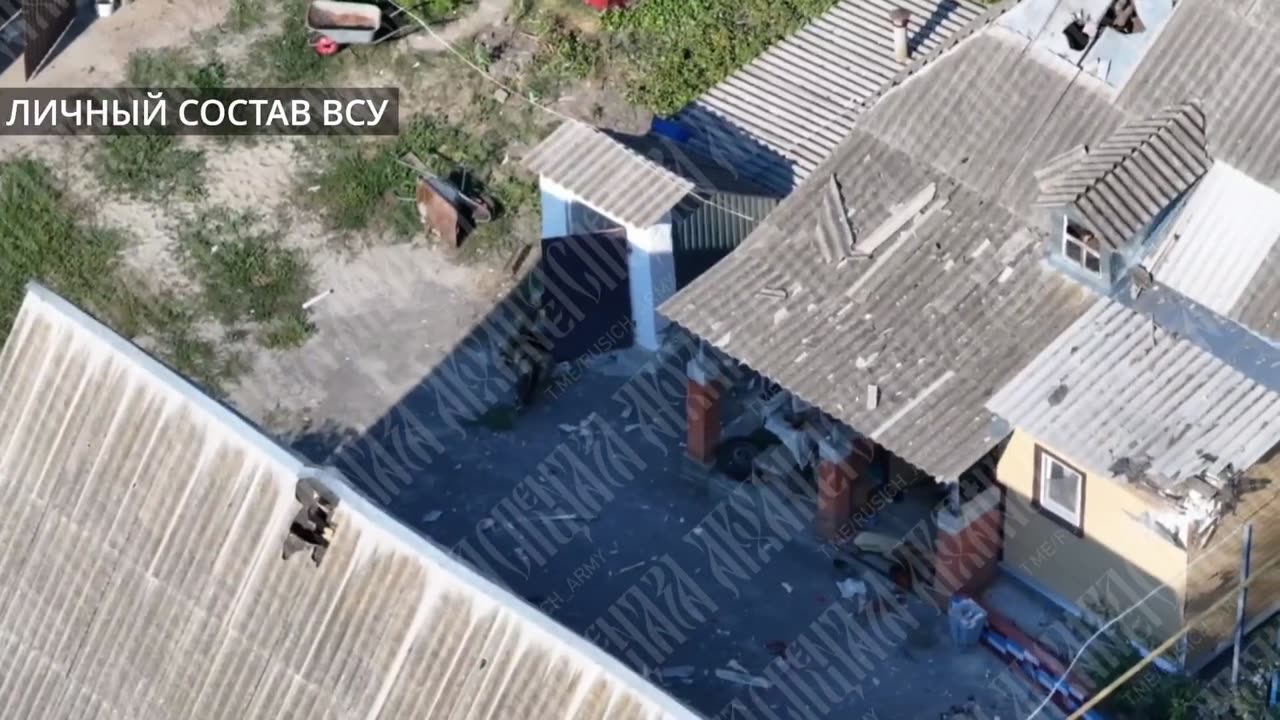 クルスク州ルスカヤ・コノぺルカのウクライナ軍拠点へのロシア軍による砲撃
