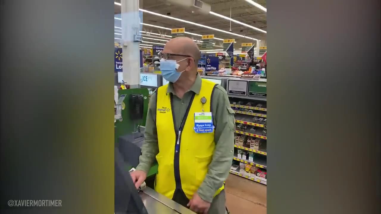 He FLOATS through the store.. employees FREAK OUT