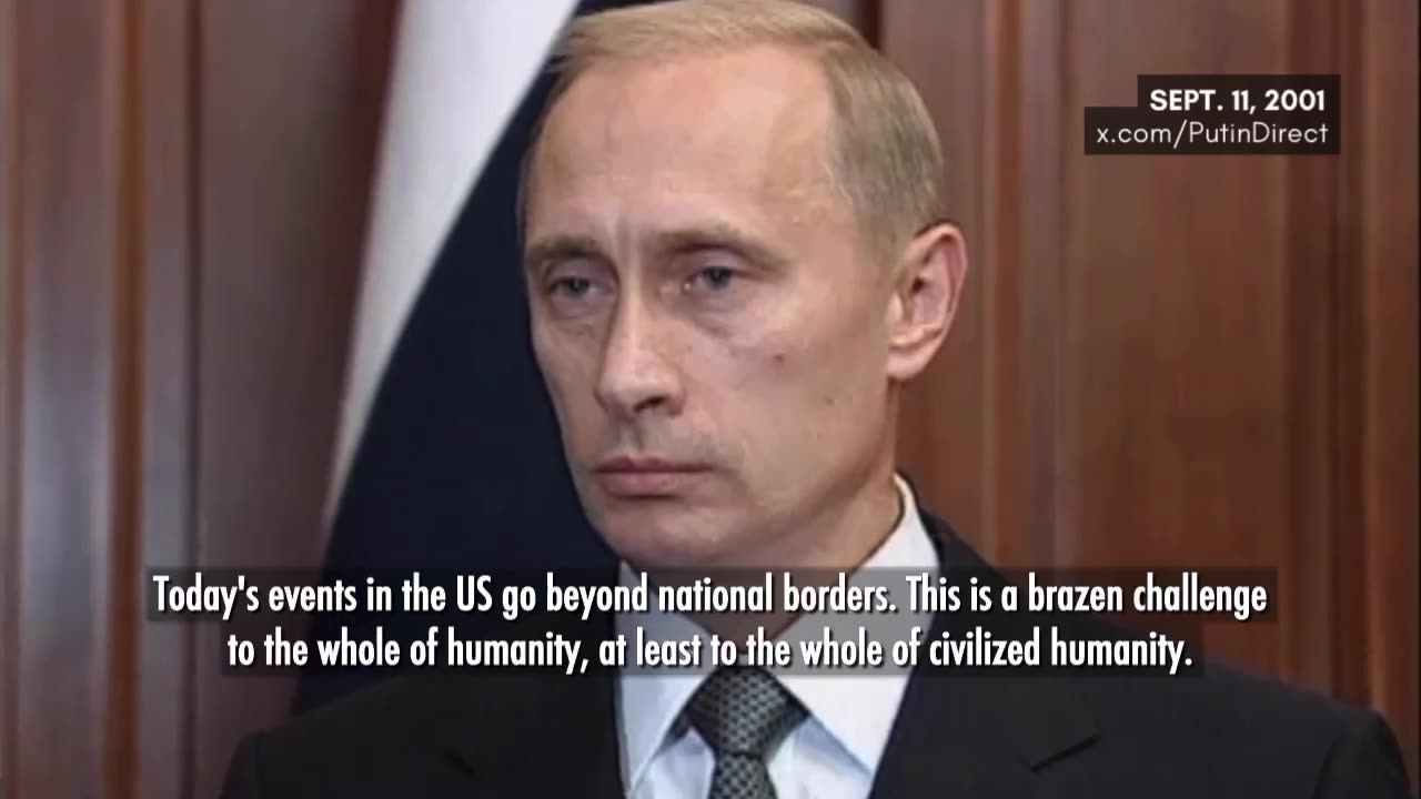 Vladimir Putin - Statement after 9/11 Happened