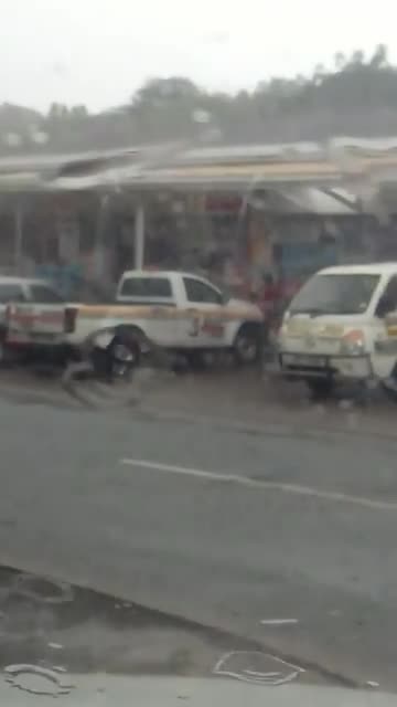 Rainfall in St Lucia as cold front leaves South Africa