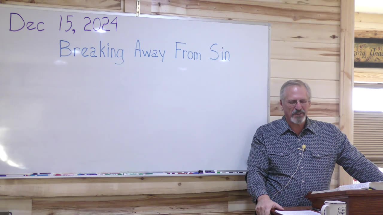 Breaking Away from Sin