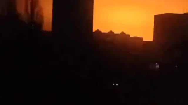 MLRS barrage on Kharkiv