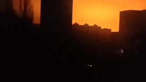 MLRS barrage on Kharkiv