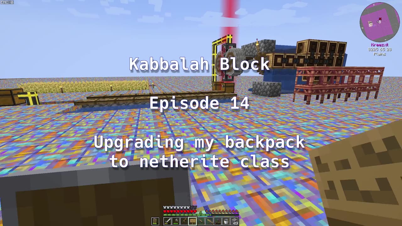 Kabbalah Block E14 - Upgrading my backpack to netherite class