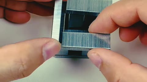 Use a stapler to make a fun cube craft