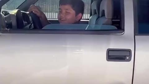 Little Kid Driving