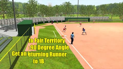 3 Umpires - Runner On 1B - Pickoff At 1B