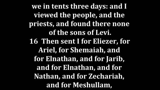 Ezra 8 King James version