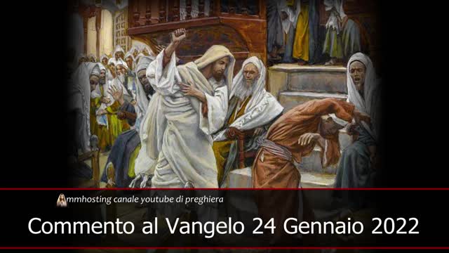 VANGELO DEL GIORNO:IL PECCATO IMPERDONABILE La bestemmia contro lo Spirito Santo.Gesù disse:"ma CHIUNQUE avrà bestemmiato contro lo Spirito santo,NON AVRà PERDONO IN ETERNO:MA SARà REO DI COLPA ETERNA» Mc3:22-30