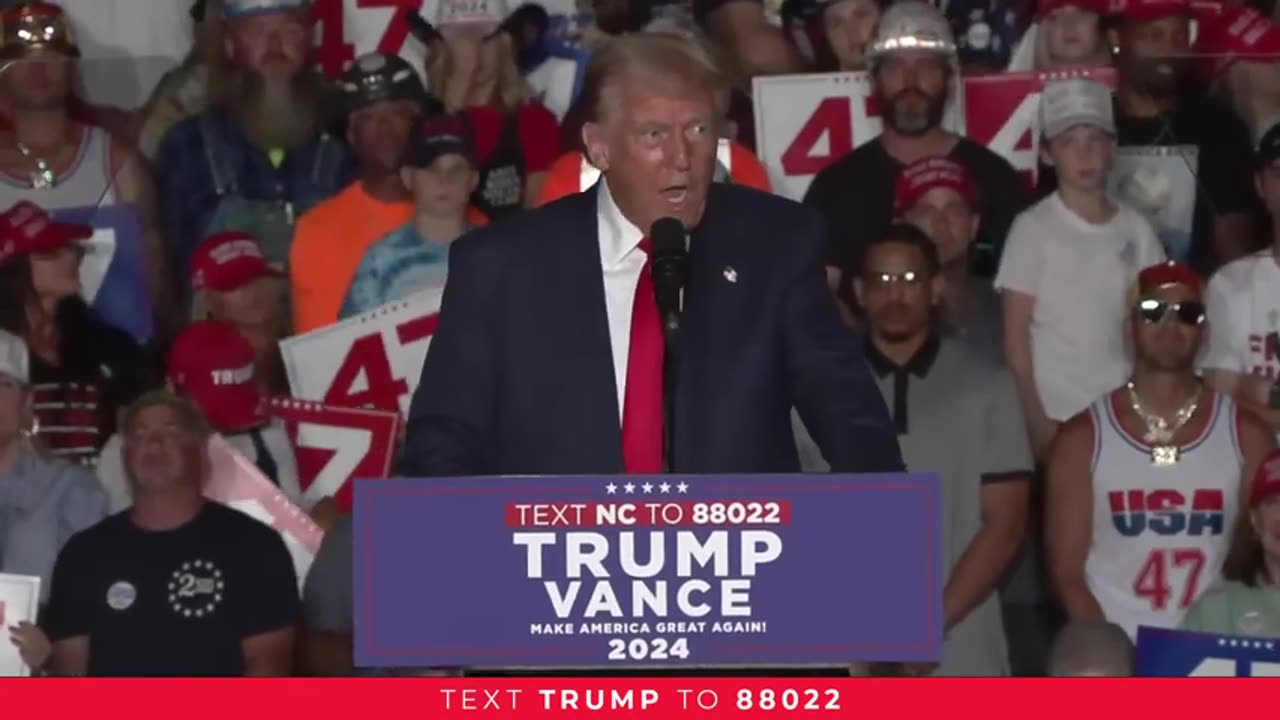 Donald J Trump - LIVE: President Trump in Greensboro, NC