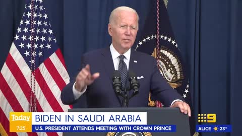 US President greets Saudi Arabia crown prince with fist bump |