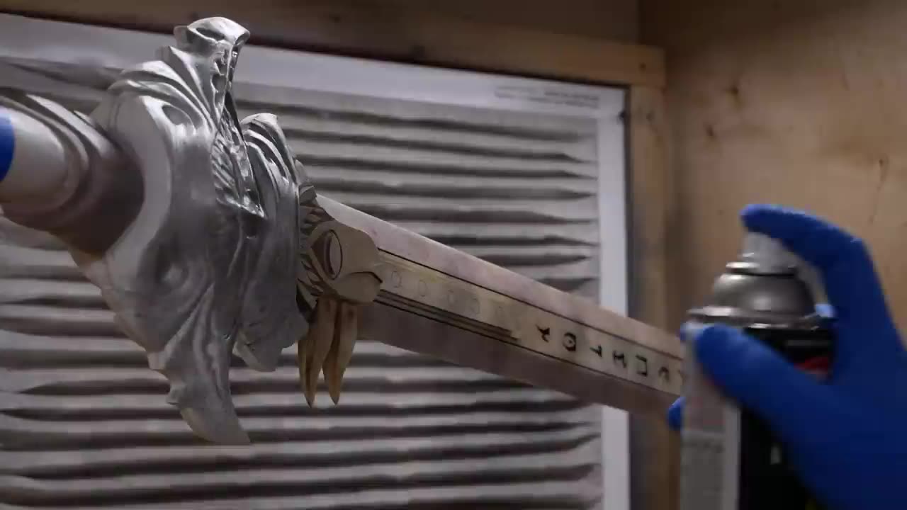 Building a Skyrim Sword Out of Wood