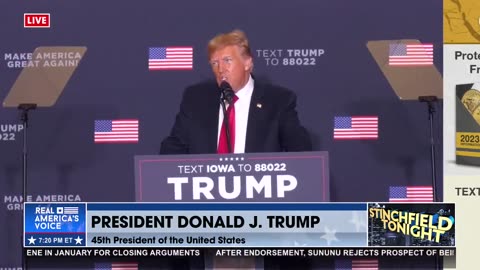 President Trump Says Americans Have Suffered Under Biden