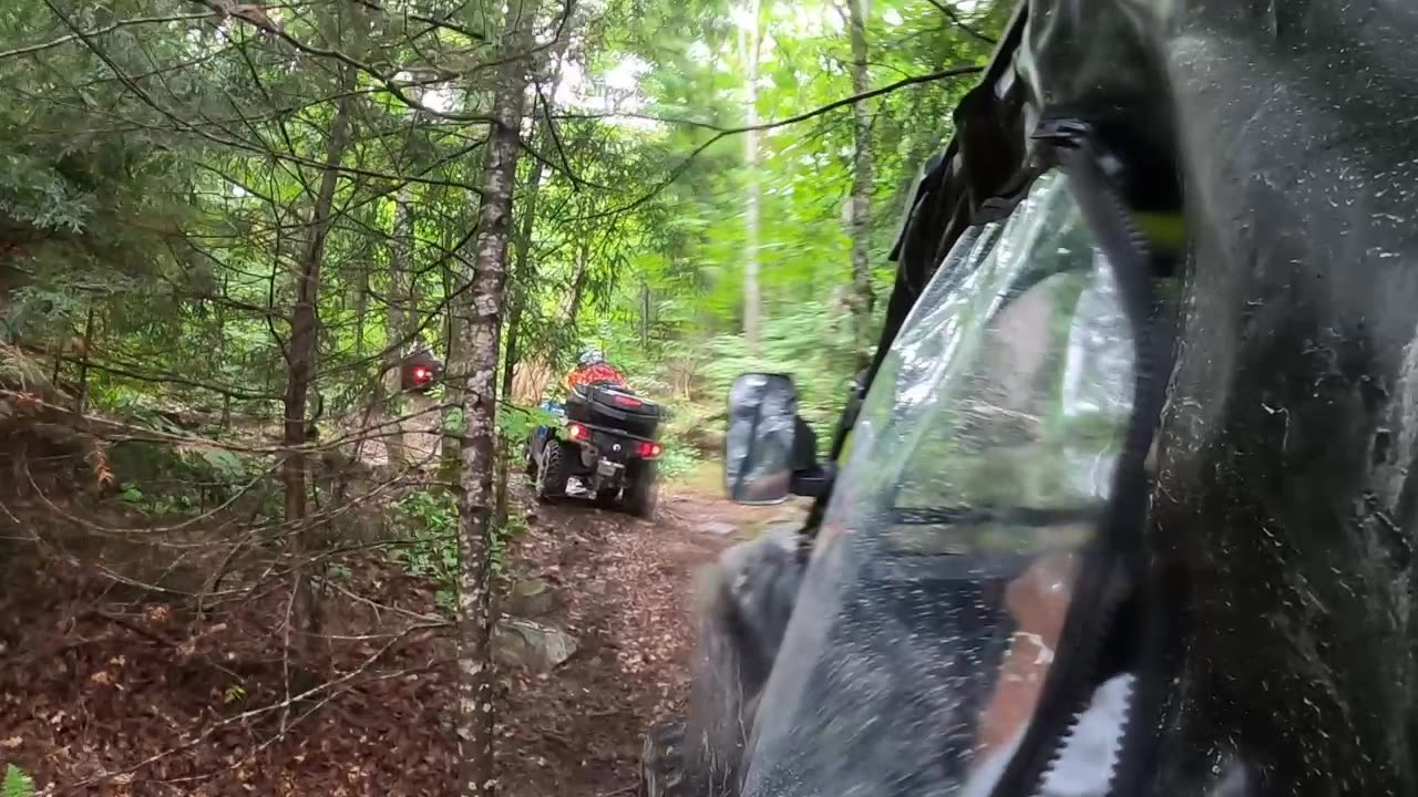 Rhino Offroad ELATV Lake Charle road rainy day ride