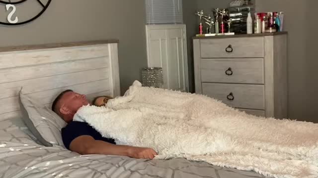 When your sleeping with your wife & forget to invite your girlfriend!