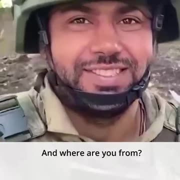 Gypsies fight against Ukraine on the Russian side. This guy came to the front