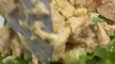 Chicken and vegetable salad