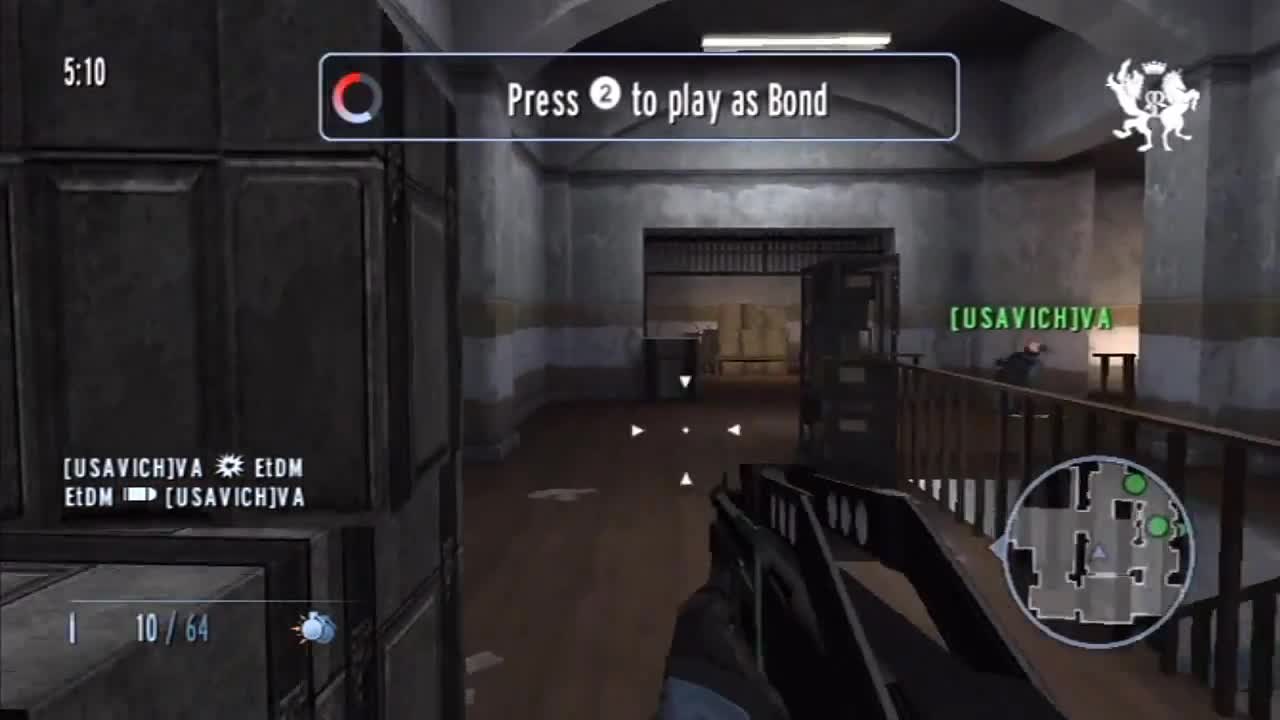 GoldenEye 007 (Wii) Online Heroes on Archives (Match 3 of 3 Recorded on 12/21/12)