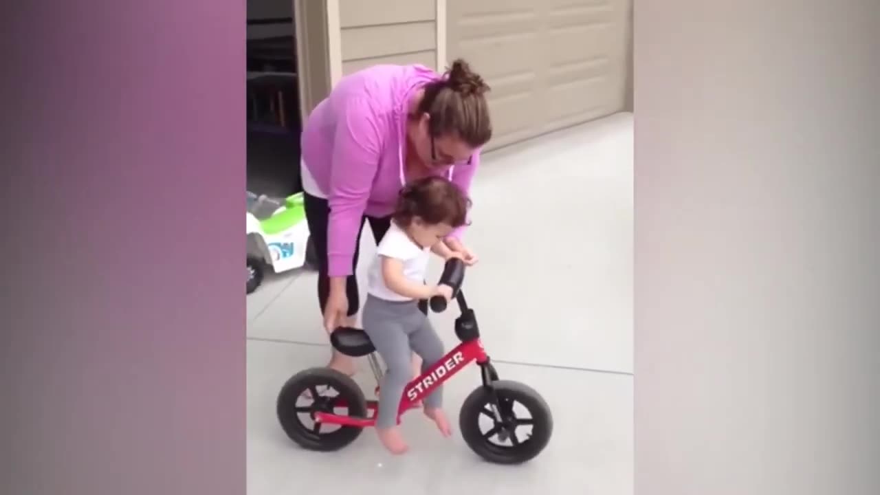 Funny First Time on Bicycle Fails 🚲
