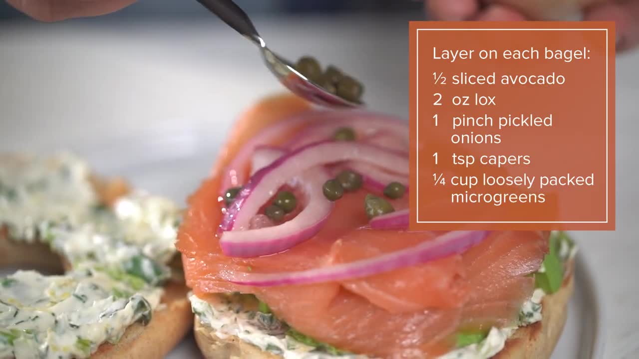 Loaded Lox Sandwich