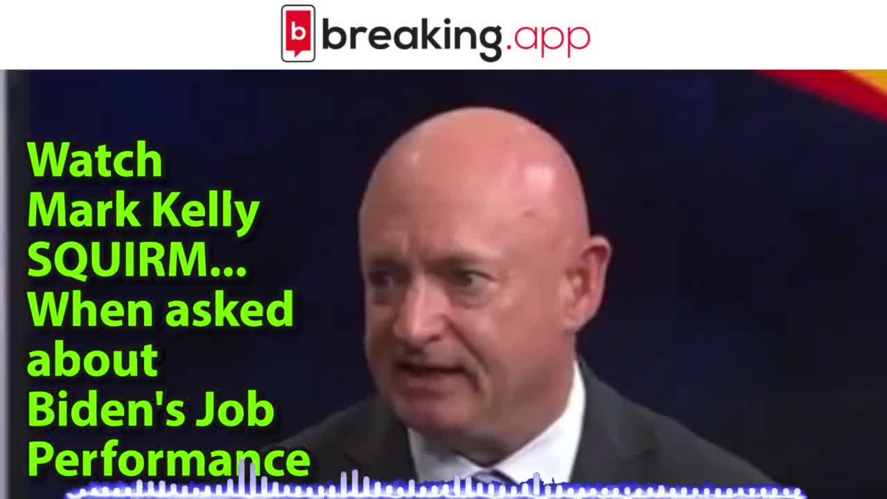 Mark Kelly Squirms Over Question About Biden Job Performance