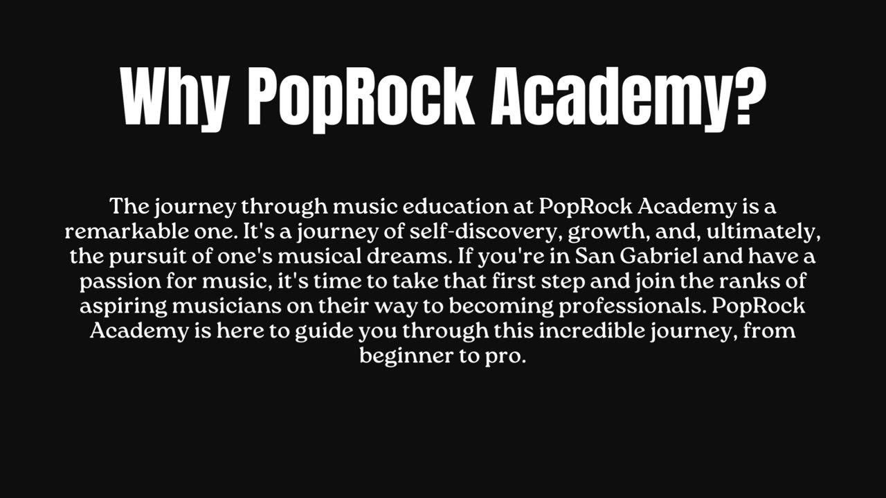 Music Lessons San Gabriel by PopRock Academy