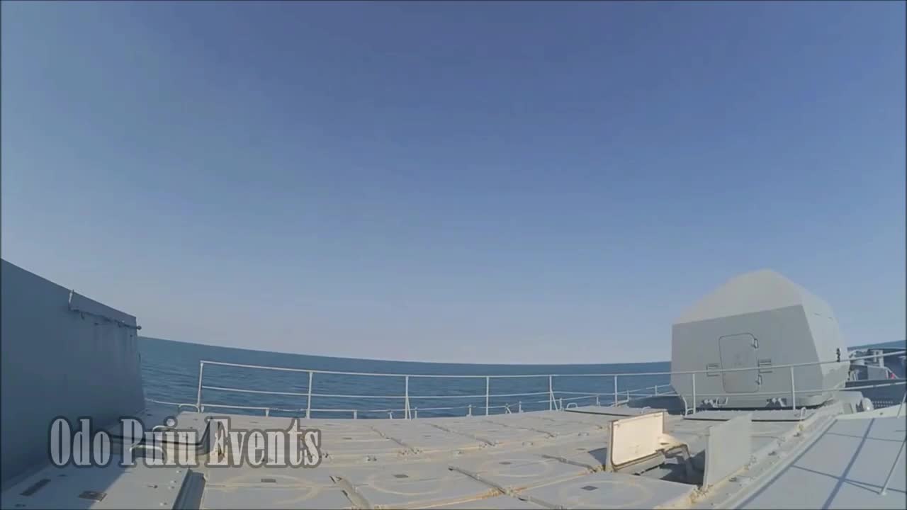 Bayraktar UAV Destroyed By The Russian Black Sea Fleet Talwar Frigate With Shtil SAM System Missile