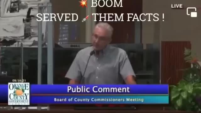 Dr. Kevin Stillwagon - Orange County Board of County Commissioners Meeting