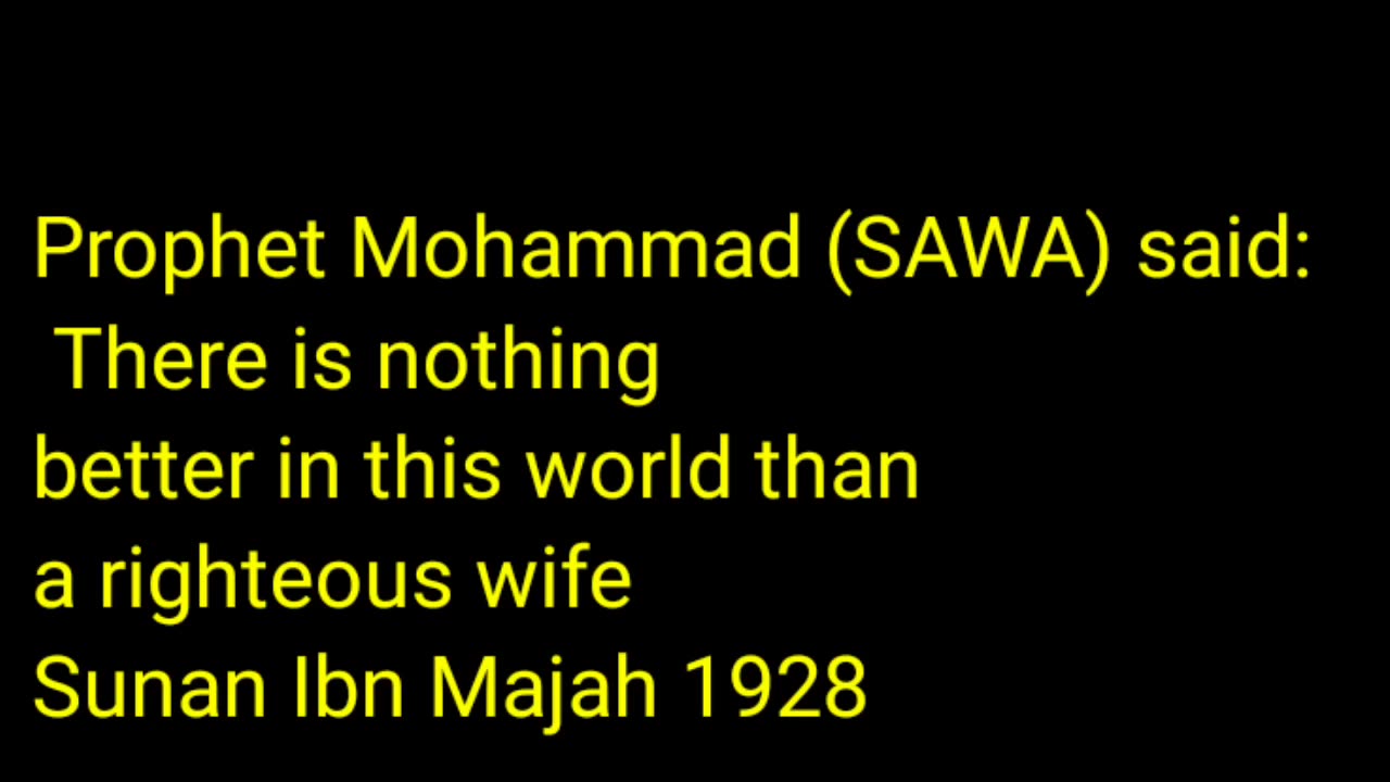 Daily Hadith about wife