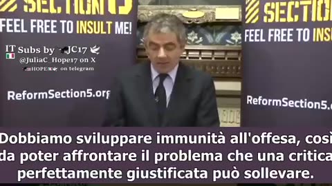 Rowan Atkinson _ La libertà di espressione