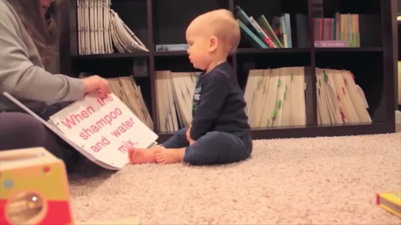 that baby is very smart as it can be surprising