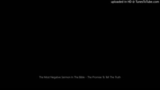 The Most Negative Sermon in the Bible - Part 3 - Audio Only - Shane Fisher