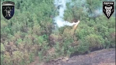 Video of the AFU using FPV drones with thermite ammunition
