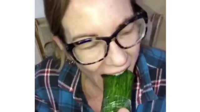 She didn’t even chew it up 😭