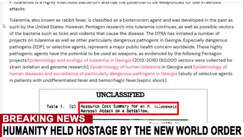 U.S.A. Bio Weapons Labs in Ukraine: they have been infecting Russia & Beyond