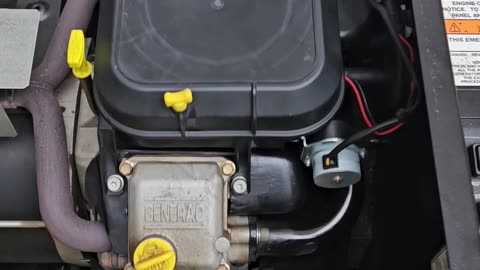 Generac 16kW generator - second start after valve adjustment