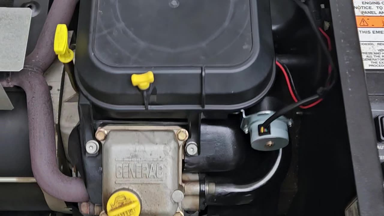 Generac 16kW generator - second start after valve adjustment