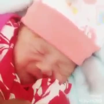 Newborn Baby Boy Early Wake Up & Stretching