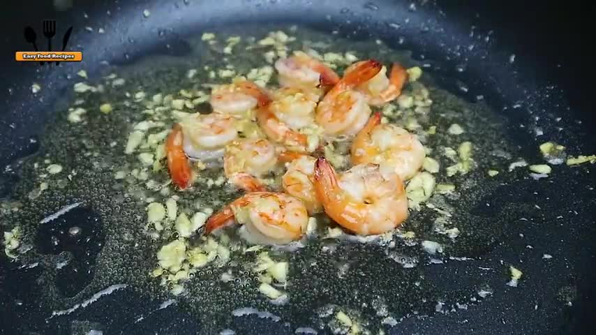 Stir fried broccoli with shrimp delicious