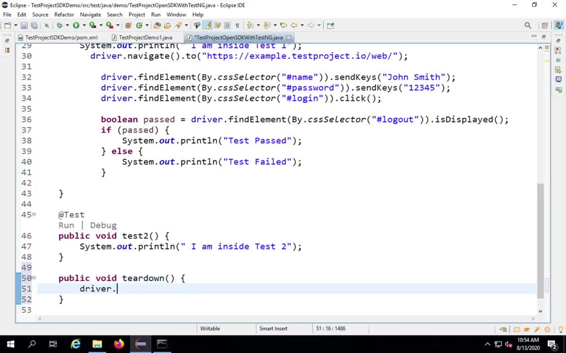 TestProject.io - Tutorial 14