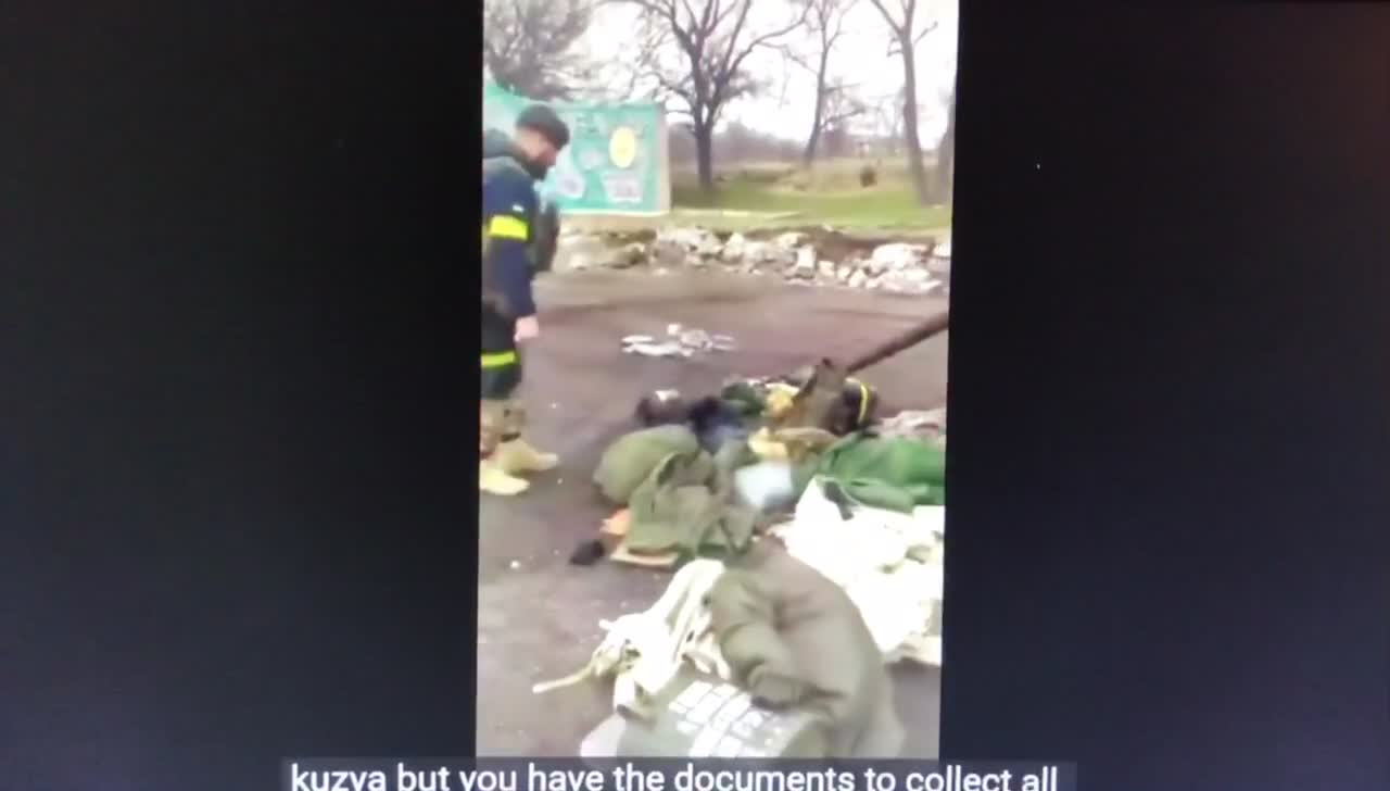 Russian convoys under control of the Ukrainian army 7 March 2022